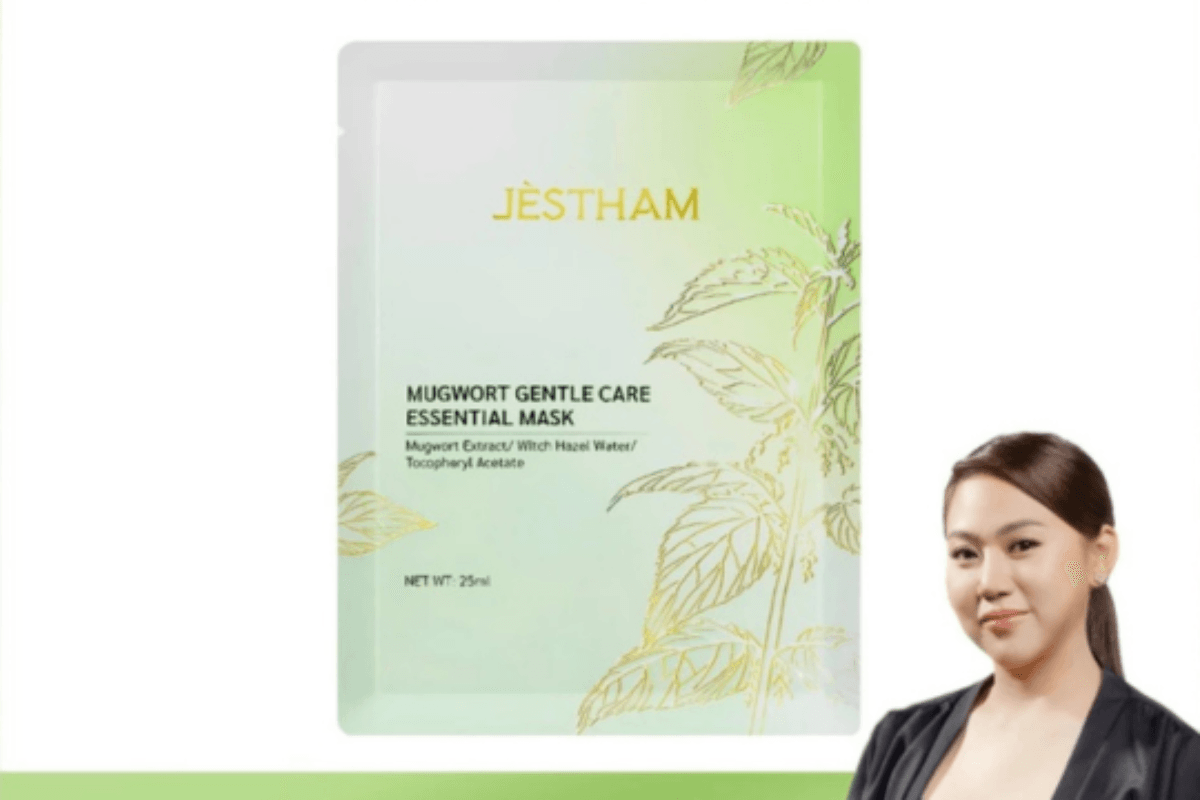 Kulit sensitif dan mudah merah? Coba JÈSTHAM Mugwort Mask! Dengan ekstrak Mugwort dan Witch Hazel, sheet mask ini ampuh menenangkan, melembapkan, dan mengurangi iritasi. Cocok untuk semua jenis kulit!