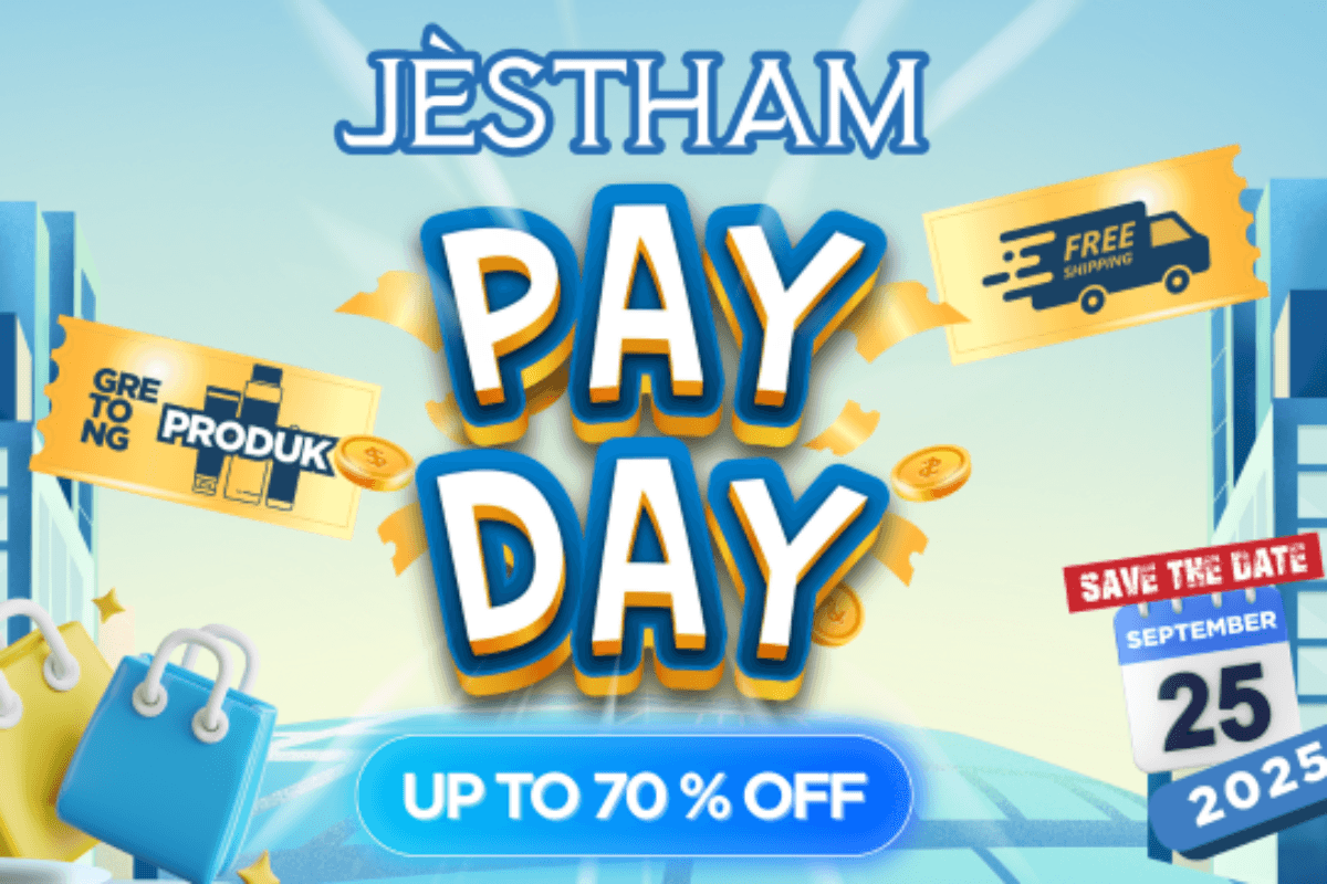 CELEBRATE PAYDAY WITH JÈSTHAM! A Surprise-Filled Special Flash Sale!