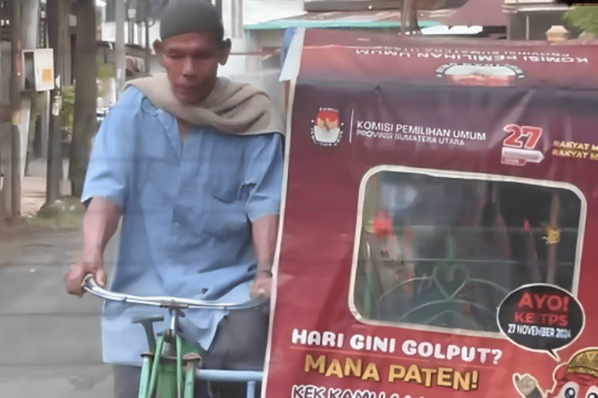 Demi Anak, Kepala di Bawah Kaki di Atas: Kisah Haru Bapak Becak yang Ingin Menguliahkan Anaknya