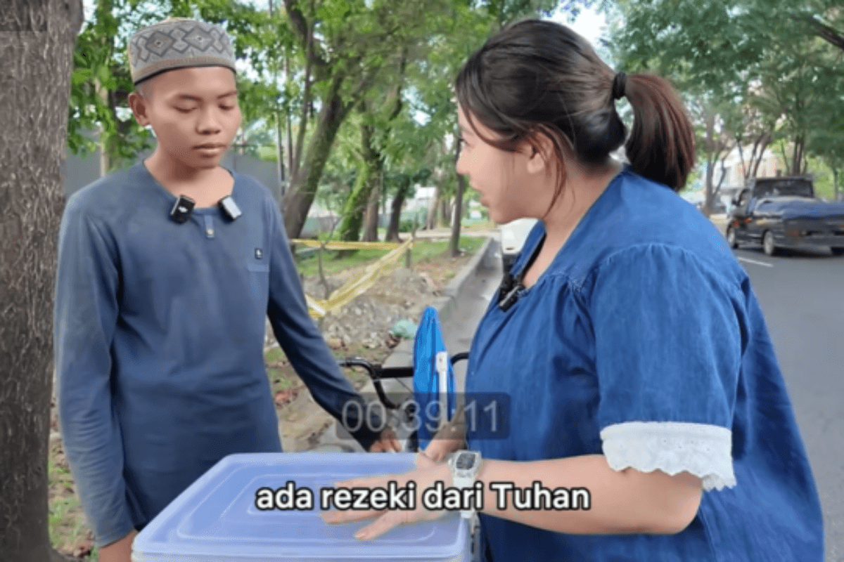 Pertemuan Jestham dan Anak Penjual Donat: "Aku Sayang Kali Sama Ayah"