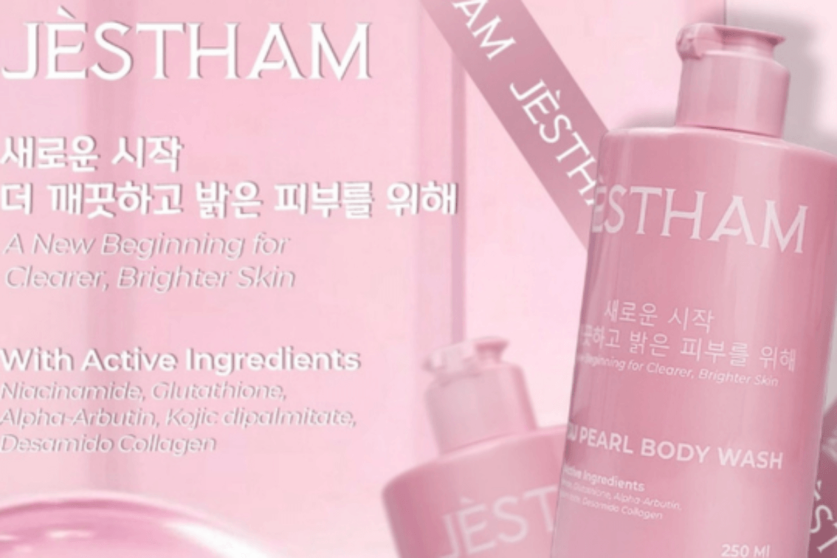 JÈSTHAM JEJU PEARL BODY WASH: Sabun Pencerah dengan Kandungan Premium untuk Kulit Lebih Bersinar!