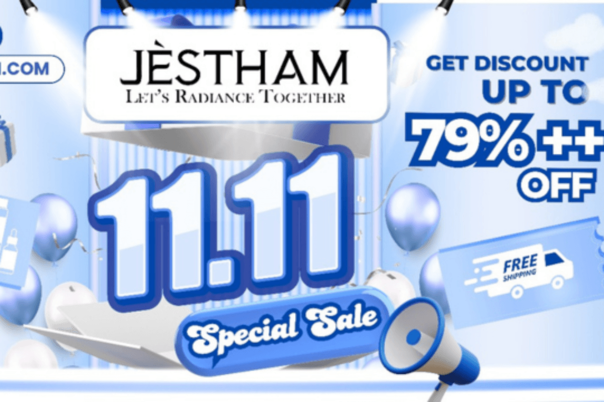 11.11 Sale JÈSTHAM: Pesta Diskon Hingga 80% dan Kejutan Merchandise Gratis!