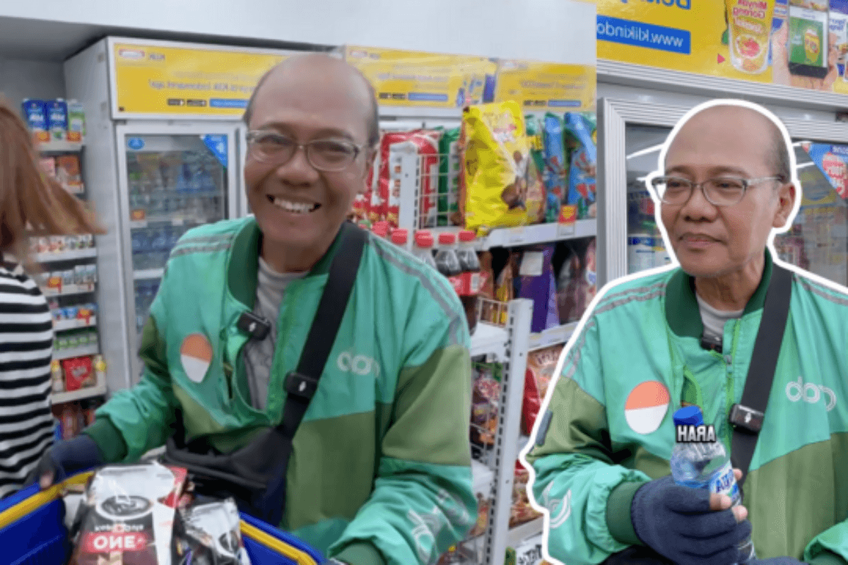 Jestham Gives a Heartwarming Surprise to an Amazing Ojol Driver: A 2-Minute Shopping Spree Brings Home Happiness